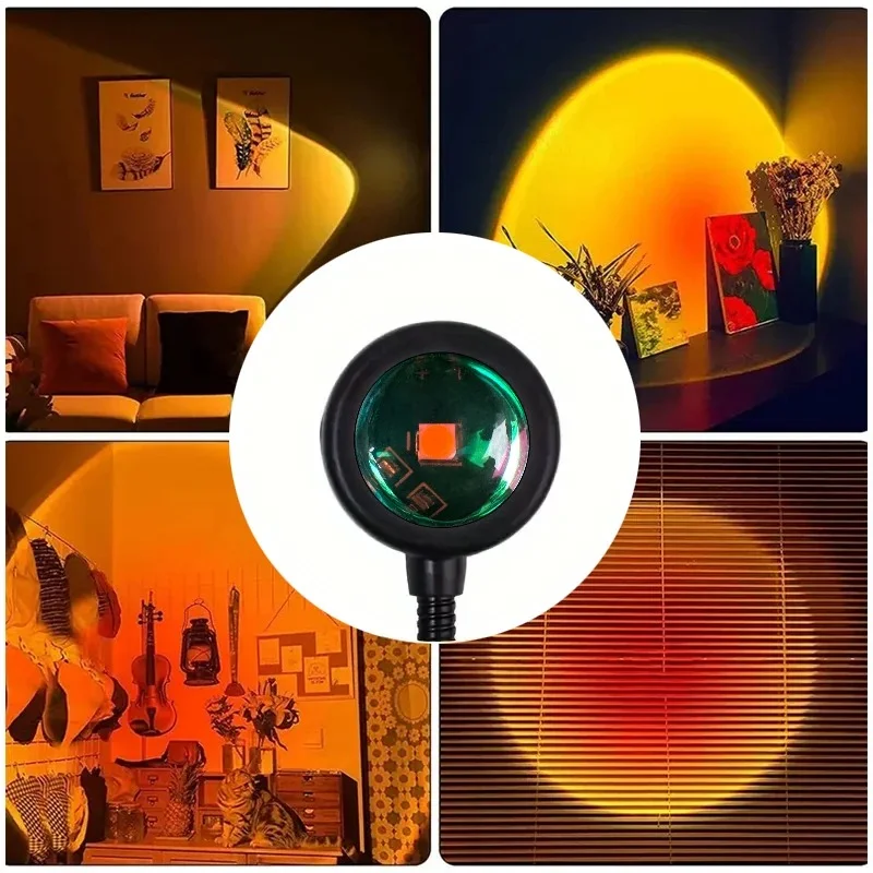 Sunset lamp i ulike rom